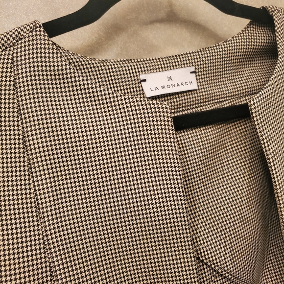 Sleeveless Blazer Houndstooth - Picture 4 of 6